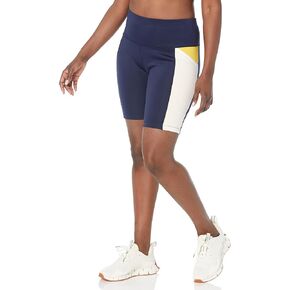 Grand Slam Women's Tn 9" Colorblock Biker Short W/Mesh Pockets