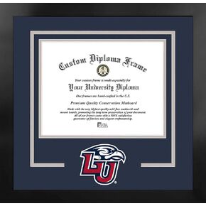 Campus Images NCAA unisex Spirit Diploma Manhattan Black Frame with Bonus Lithograph (value savings $59)