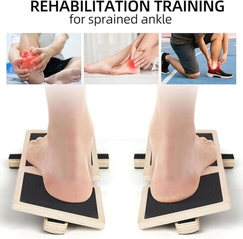 Ankle Balance Board Foot Strengthener Trainer for Sprained Ankle, Stability Exercises, Physical Therapy, Plantar Fasciitis Relief, Posture Correction, Balance Training, Anti Slip Wobble Board in Saudi Arabia