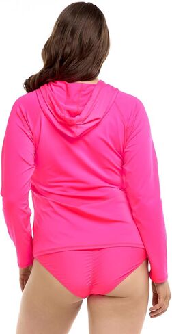 بودي قفاز نسائي قياسي بغطاء للرأس بسحاب أمامي من Rashguard مع عامل حماية من الأشعة فوق البنفسجية 50 in Saudi Arabia