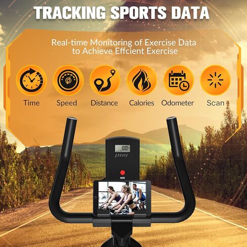 Exercise Bike, Stationary Bikes for Home Gym,Workout Bike With Belt Drive, Indoor Cycling Bike With Digital Display & Comfortable Seat Cushion in Saudi Arabia
