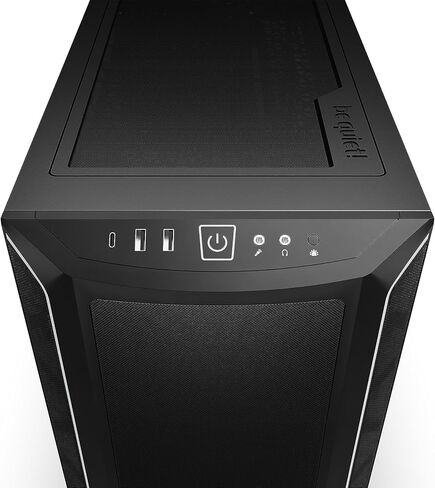 be quiet! Shadow Base 800 FX - ARGB - 4 Light Wings 140mm PWM Fans - Mid-Tower PC Gaming Case - 420mm radiators or E-ATX motherboards Support -White - BGW64 in Saudi Arabia