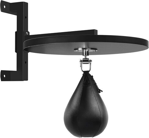 Hardwood Speed Bag Platform kit, Speed Punching Bag Platform with Adjustable Speed Bag Mount Speed Bag Swivels for Boxing Training, Workout in Saudi Arabia