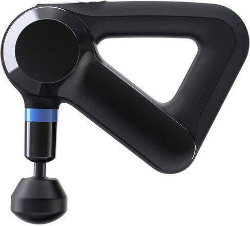 TheraGun Elite Ultra-Quiet Handheld Deep Tissue Massage Gun - Bluetooth Enabled Percussion & Personal Massager for Pain Relief in Neck, Back, Leg and Foot (Black - 5th Gen) (Black - 4th Generation) in Saudi Arabia