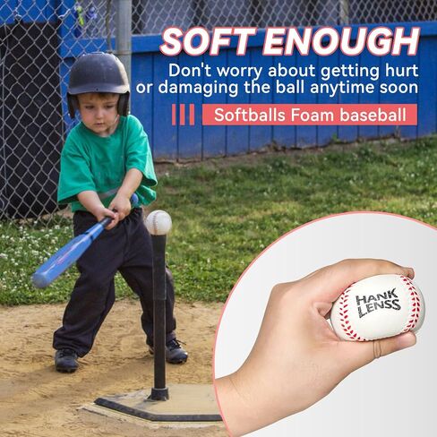 Soft Baseballs Foam Baseballs for Kids 12 Pack -Practice Baseballs for Kids Teenager Players T-Ball Baseball Training Balls, Perfect for Beginners in Saudi Arabia