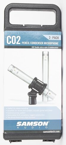 ميكروفونات مكثفة من سامسون، فضي (SAM C02PR) in Kuwait