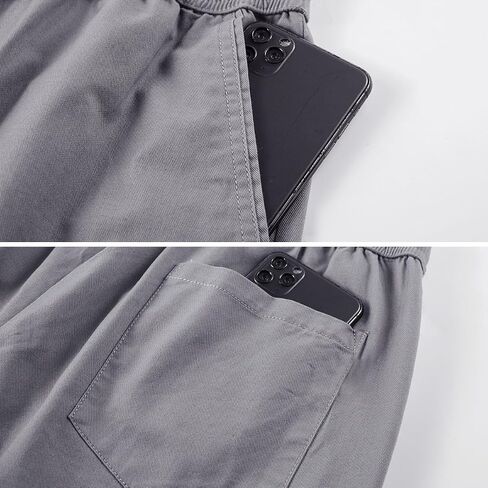Msmsse Womens Hiking Shorts Cargo Knee Length Drawstring 5 Pockets Elastic Waisted Shorts for Summer Casual in Kuwait