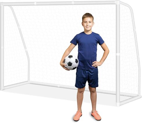 FRUITEAM Soccer Goal, 6×4FT/12×6FT/8×6FT Soccer Net with Frame,High-Strength Netting,Portable Soccer Goals for Outdoor&Backyard Kids Soccer Practice Training in Saudi Arabia