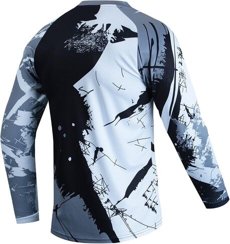 Kids Mountain Bike Shirts Child Cycling Jersey for Girls Boys Youth Long Sleeve Clothing Mtb Bicycle Downhill Bmx Tops in Saudi Arabia