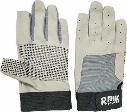 شورت للإبحار بإصبعين و3 قفازات مبطنة بقبضة سيليكون كاملة الأصابع لليخوت والرياضات المائية والتجديف بالكاياك والتجديف للرجال والنساء والشباب. in Kuwait