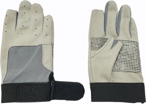 شورت للإبحار بإصبعين و3 قفازات مبطنة بقبضة سيليكون كاملة الأصابع لليخوت والرياضات المائية والتجديف بالكاياك والتجديف للرجال والنساء والشباب. in Kuwait