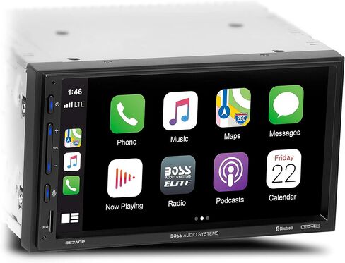جهاز استقبال الوسائط الرقمية بشاشة تعمل باللمس من Boss Audio مقاس 7 بوصات يعمل بنظام Android Auto/Apple CarPlay in Saudi Arabia