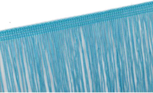 Hertwish268 شرابة من الألياف البوليستر الدانتيل بحافة شرابة 6 بوصة عرض 10 ياردات طول الملابس اكسسوارات الزفاف اللاتينية DIY مصباح تزيين الظل الأسود الأبيض الأحمر (أزرق داكن) in Kuwait