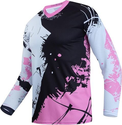 Kids Mountain Bike Shirts Child Cycling Jersey for Girls Boys Youth Long Sleeve Clothing Mtb Bicycle Downhill Bmx Tops in Saudi Arabia