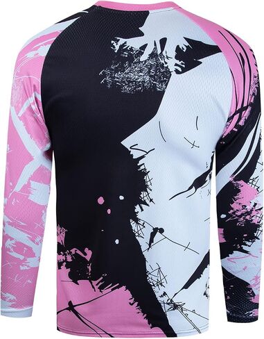 Kids Mountain Bike Shirts Child Cycling Jersey for Girls Boys Youth Long Sleeve Clothing Mtb Bicycle Downhill Bmx Tops in Saudi Arabia