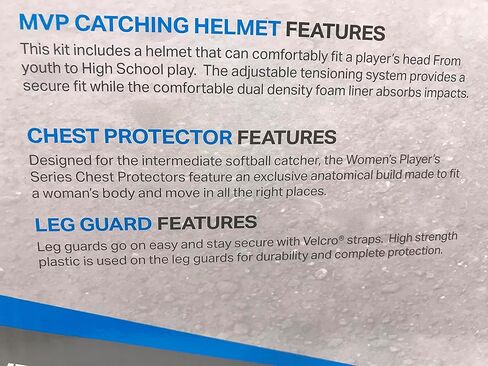 All-Star® Fastpitch/Softball Player's Series Catching Equipment Kit, Meets NOCSAE Standard - Ages 12 to 16 in Kuwait