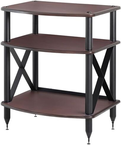 Pangea Audio Vulcan TT Turntable Stand with Vinyl Record Storage - Black in Saudi Arabia