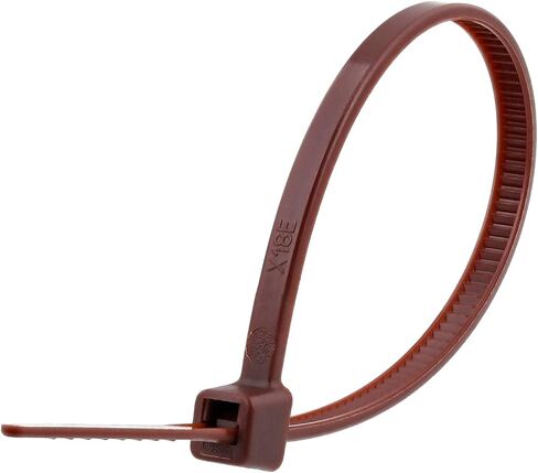6 Inch Brown Miniature Nylon Cable Tie - 100 Pack in Saudi Arabia