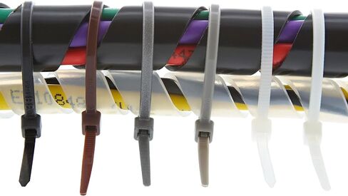 6 Inch Brown Miniature Nylon Cable Tie - 100 Pack in Saudi Arabia
