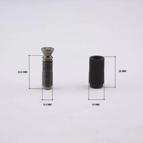 Guyker Tremolo Bridge Studs & Anchors Bridge Posts، تصاعد المسمار الترباس إدراج متوافق مع GE1996T / 510TS جسر نظام Tremolo - الكروم in Saudi Arabia