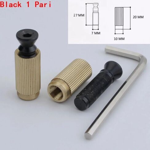 Guyker Tremolo Bridge Studs & Anchors Bridge Posts، تصاعد المسمار الترباس إدراج متوافق مع GE1996T / 510TS جسر نظام Tremolo - الكروم in Saudi Arabia