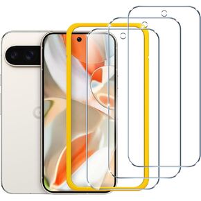 ivoler [6 Pack] [4 Pack] Tempered Glass Screen Protector for Google Pixel 4a 5G with [2Pack] Camera Lens Protector with [Alignment Frame Easy Installation],HD Clear Anti-Scratch Film,6.2 inch
