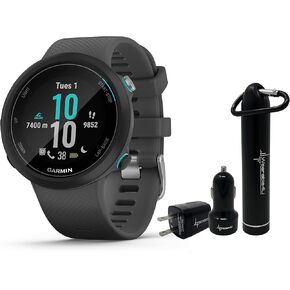 Garmin Swim 2 GPS Swimming Smartwatch with Wearable4U Power Pack Bundle (Slate) 549