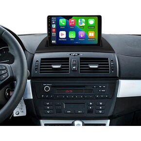 FELLOSTAR راديو ستيريو للسيارة يعمل بنظام الأندرويد 8 Core لسيارة BMW X3 E83 2004 2005 2006 2007 2008 2009 2010 2011 2012 مدمج في Apple CarPlay Android Auto IPS شاشة نظام تحديد المواقع والملاحة WiFi وحدة الرأس