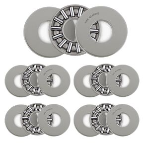 XIKE TC815 Thrust Needle Roller Bearings with Washers 1/2" Bore 15/16" OD 5/64" Width 5pcs