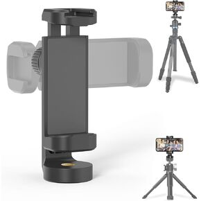 4"-12.9" Tablet Phone Mount for Tripod, Universal Tripod Mount Adapter for Cell Phone Pad Kindle, Tablet Tripod Mount with 1/4" Screw, Compatible with iPad Pro/Mini/Air, iPhone, Samsung, Google Pixel