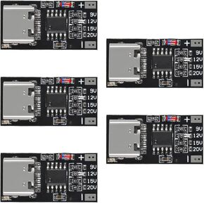 5PCS USB-C PD Trigger Board Module PD/QC Decoy Board Fast Charge USB Type-c to 12v High Speed Charger Power Delivery Boost Module in Saudi Arabia