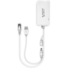 VONETS 2.4G 300Mbps عالية الطاقة إيثرنت واي فاي جسر لاسلكي إلى سلكي مكرر شبكة راوتر إشارة معززة واي فاي نقطة اتصال موسع مكبر للصوت AP هوائيات كابل VAP11S مع محول شاحن USB 5V / 2A