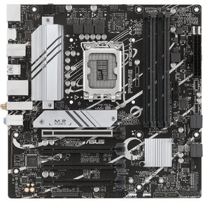 ASUS PRIME B760M-A Intel B760(LGA1700)(13th and 12th Gen)mATX motherboard,PCIe 4.0,DDR5, 2xM.2 slots,2.5Gb LAN, DP, Dual HDMI®, SATA 6 Gbps, rear USB 3.2 Gen 2, front USB 3.2 Gen 1 Type-C®, Aura Sync