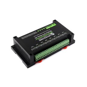 Waveshare Industrial Modbus RTU 8-Ch Relay Module (D) with Digital Input and RS485 Interface, Multi Isolation Protection Circuits, 7~36V Power Supply
