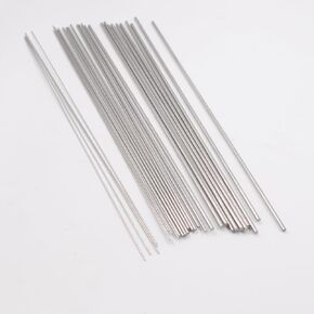 30pcs 304 Stainless Steel Round Rods Bar, Three Rods Diameter 1mm 2mm 3mm, 300mm Length, Metal Solid Shaft Rods Lathe Bar Stock for DIY Crafts Model Car Helicopter Airplane