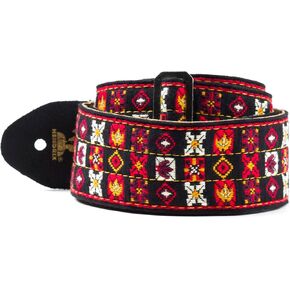 JIM DUNLOP Jimi Hendrix Love Drops Strap,Red