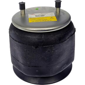 452-9978L Air Spring, Rolling Lobe, Composite Piston, 13" Static Height, 9" Top Plate Diameter, 10.23" Piston Diameter, Two Stud Top Plate, One Stud Piston