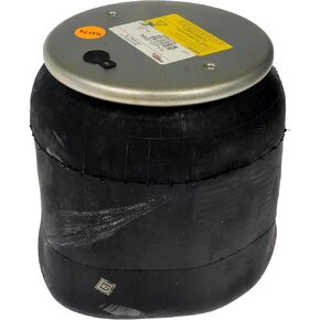 452-8864L Air Spring, Rolling Lobe, Composite Piston, 16.14" Static Height, 9" Top Plate Diameter, 8.06" Bottom Plate Diameter, Three Hole Top Plate, One Hole Piston