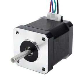 STEPPERONLINE Nema 17 Stepper Motor 1.68A 45Ncm(64oz.in) 4 Wires W/ 1m Cable and 2.54mm Pitch Connector 3D Printer