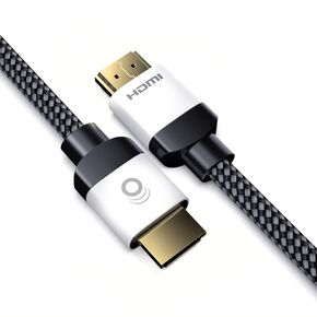 كابل ECHOGEAR ArcReact HDMI - كابل عالي السرعة معتمد بطول 4 أقدام مع سترة مضفرة مرنة - احصل على 4k @ 120 هرتز على PS5 وXbox Series X - يدعم 8k وHDR وeArc وDolby Vision والمزيد in Kuwait