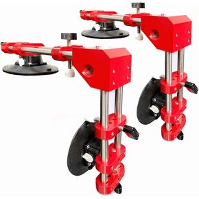 2PCS Stone Seamless Seam Setter with Vacuum Suction Cups for Granite Tile Seam Joining Leveling, 90-270 Degree Seamless Lifting Clamps Tools for Countertop Installation, Panels Stitching