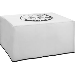 kwmobile Dust Cover Compatible with HP OfficeJet Pro 6000series - Printer Case - Black/White - Relax in Mountains
