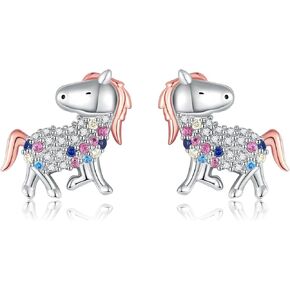 Chicken Earrings S925 Sterling Silver Chicken turkey Stud Earrings Chicken Thanksgiving Christmas Jewelry Gifts for Women Girls for Chicken Lovers