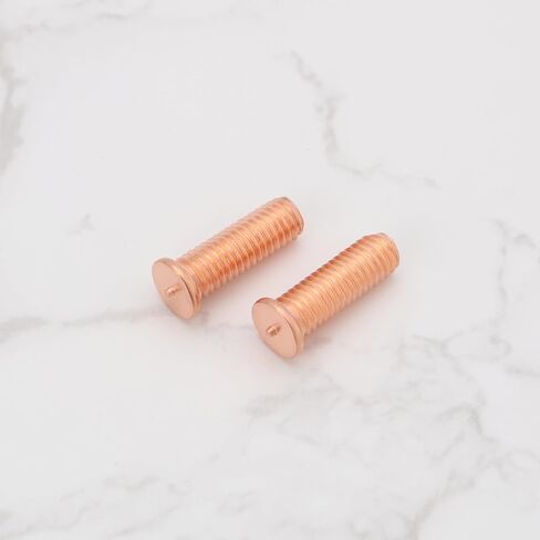 200Pcs M6x16 Carbon Steel Copper Plated Stud Weld Spot Plated Copper Welding Screw Solder Point Nail Bolt or Capacitor Discharge in Kuwait