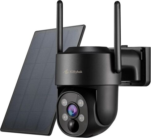 كاميرا أمان لاسلكية Kittyhok 3MP نظام أمان لاسلكي خارجي/داخلي، كاميرا أمان 2K WiFi IP للمنزل مع رؤية ليلية، صوت ثنائي الاتجاه، كشف الحركة، مقاومة للطقس in Kuwait