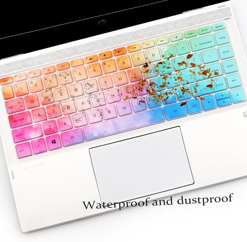 2 Pack Keyboard Cover with Large Letters for HP 14 Laptop/Pavilion X360 14-dk 14m-dh 14-dq 14-cd/ce/cf 14-dq0052dx dq2053cl 14-dq5043cl 14-cf2112wm 14-dk1003dx 14-ce3065st 14-fq0039ms 14-dh2097nr in Kuwait