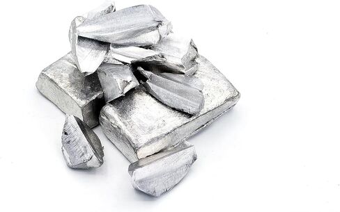 Pure Indium Metal Chunks, 99.995% Purity, 20 Grams Weight Perfect for Industrial Use and Research Purposes Made in USA by Unique Metals in Saudi Arabia