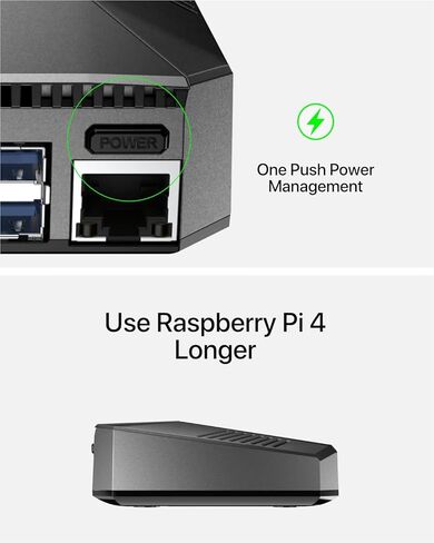 Argon ONE V2 Aluminum Case for Raspberry Pi 4 | with Power Button and Fan in Saudi Arabia