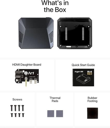 Argon ONE V2 Aluminum Case for Raspberry Pi 4 | with Power Button and Fan in Saudi Arabia