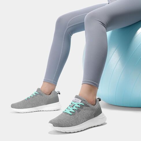 STQ Womens Lightweight Water Resistant Walking Shoes with Arch Support | Cushioned Absorbing Sole, Low Arch Support, Lightweight, For Work, Hiking, Travel, and Casual Wear in Saudi Arabia